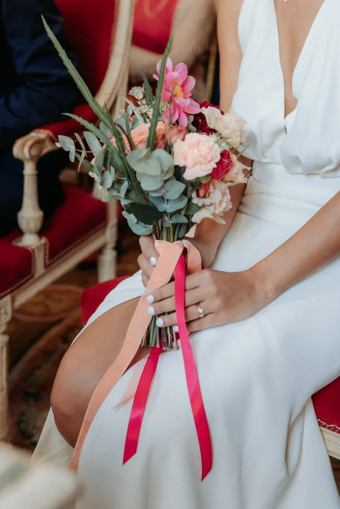 bouquet de la mariée - photographe mariage bordeaux